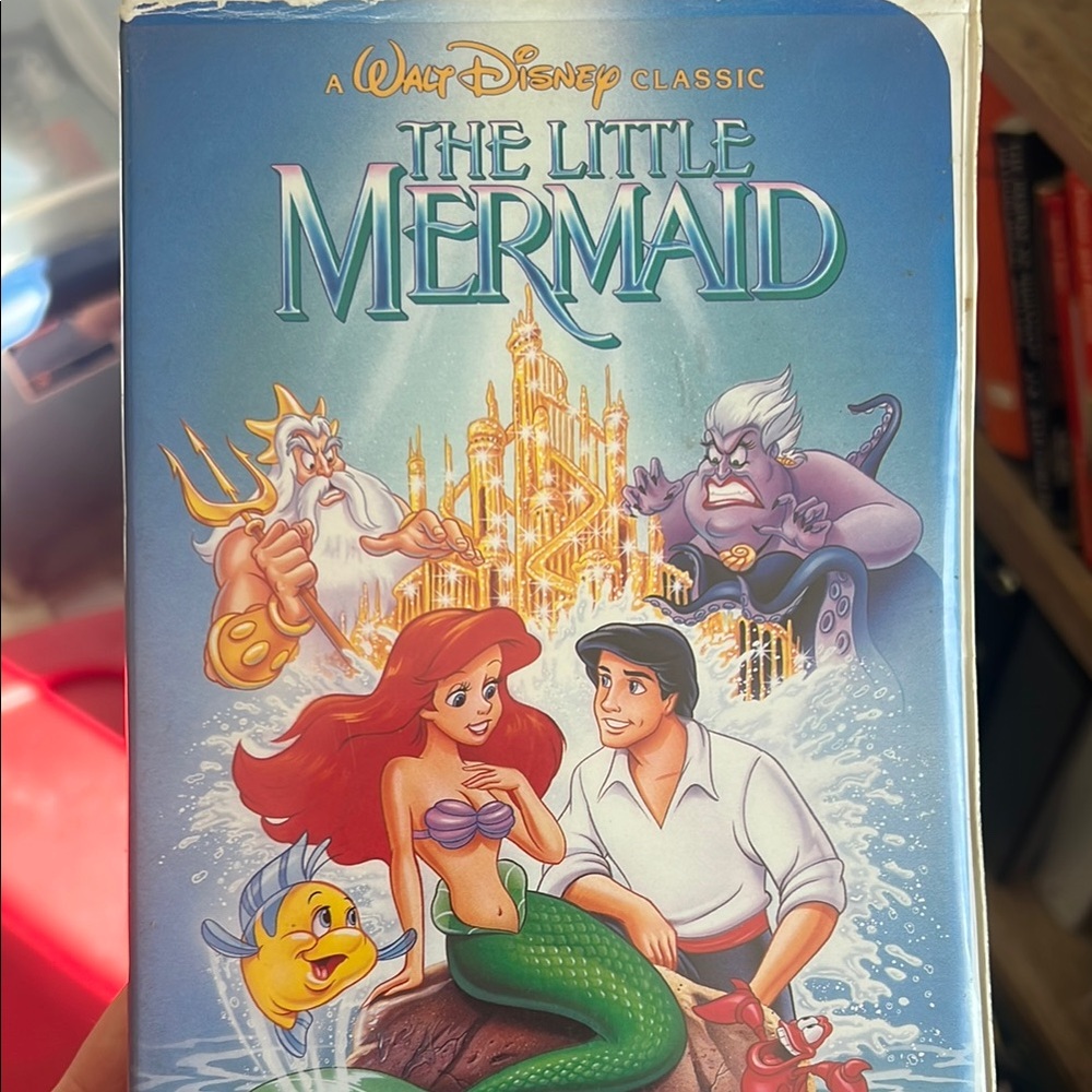 Disney The Little Mermaid VHS - Blue and Red Cover
